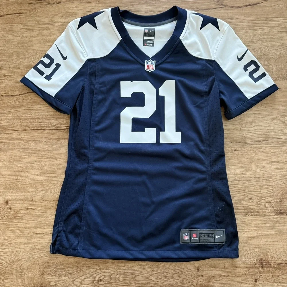 Nike On Field Dallas Cowboys Ezekiel Elliott Jersey‎ Women's Small